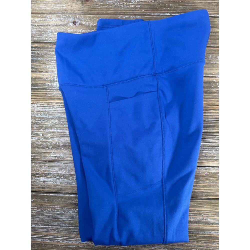 Danskin Leggings Blue High Rise Pocket Small Athleisure Yoga Sporty Workout - Picture 2 of 7